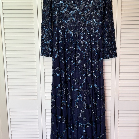 NWT Mac Duggal Embellished A5496
Illusion High Neck Long Sleeve A Line Gown 10 - Picture 10 of 13